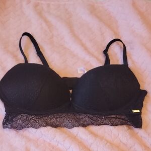 Elegant Black Lace Bra